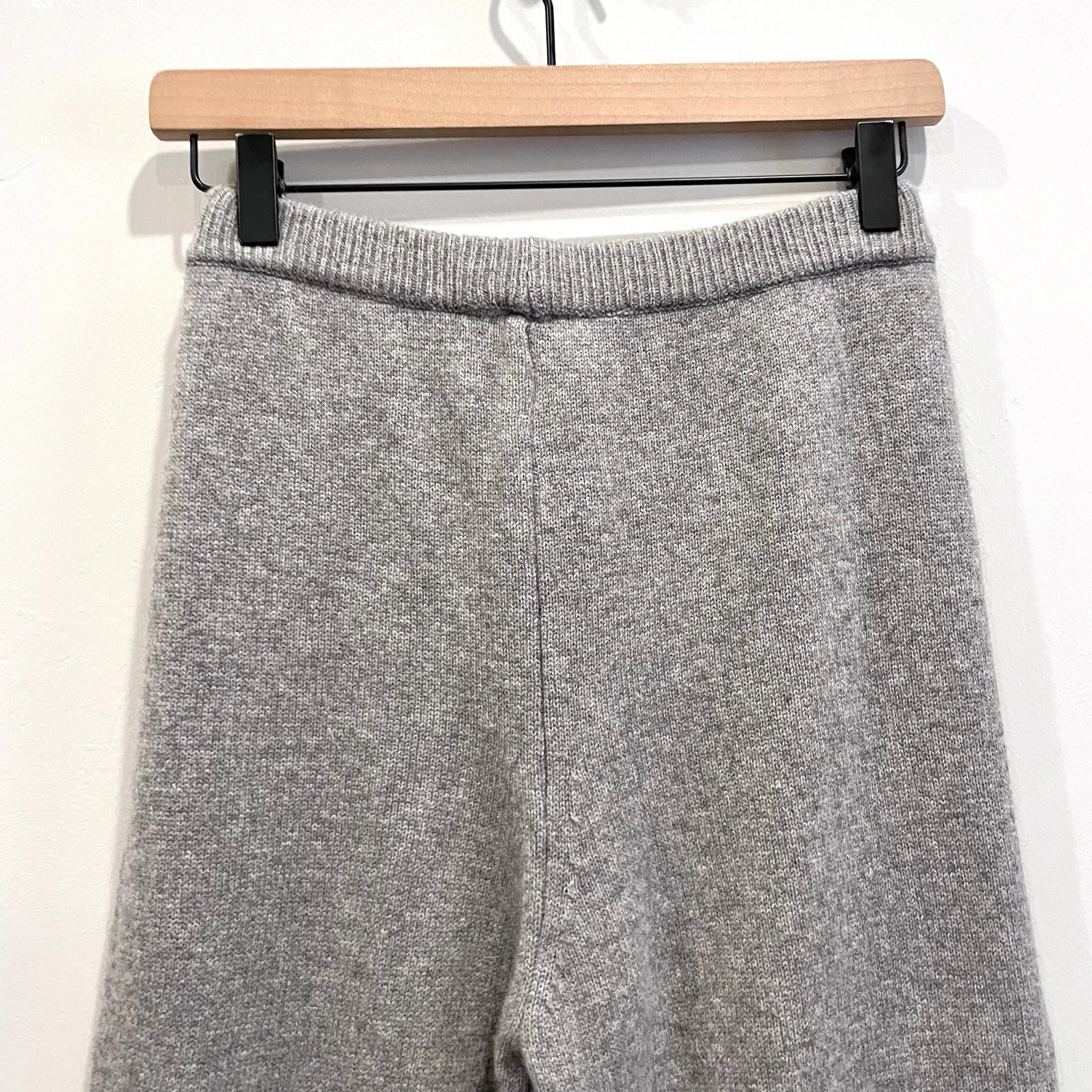 Wool Wide Leg Knit Pants